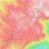 Sierra de Pie de Palo topographic map, elevation, terrain