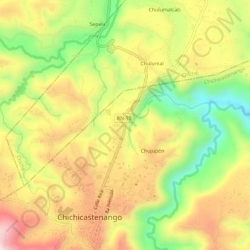 km. 147 topographic map, elevation, terrain