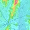 Toegyewon-ri topographic map, elevation, terrain