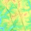 Ewell Hall topographic map, elevation, terrain