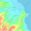 Bugaan West topographic map, elevation, terrain