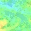 La Charronnerie topographic map, elevation, terrain