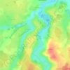 Les Combes topographic map, elevation, terrain