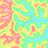 David topographic map, elevation, terrain