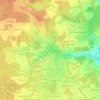 La Foire de Saint-Roch topographic map, elevation, terrain