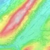 Au Mont topographic map, elevation, terrain