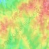 Pouch topographic map, elevation, terrain