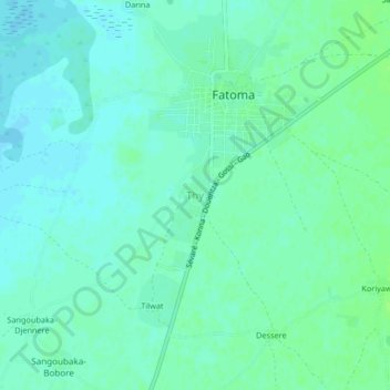 Thy topographic map, elevation, terrain