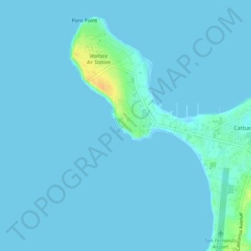 The Point Residences topographic map, elevation, terrain