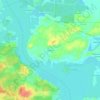 Colony topographic map, elevation, terrain