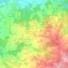Les Clapiers topographic map, elevation, terrain