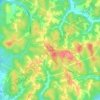 Red Hill topographic map, elevation, terrain