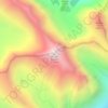 Mount Bogart topographic map, elevation, terrain