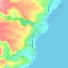 Siguel topographic map, elevation, terrain