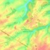 Houlette topographic map, elevation, terrain