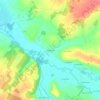 Semblancay topographic map, elevation, terrain