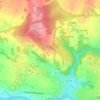 Les Pieds Bots topographic map, elevation, terrain