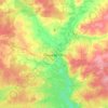 Yoshkar-Ola topographic map, elevation, terrain