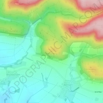 Westerberg topographic map, elevation, terrain