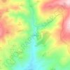 Los Molinos topographic map, elevation, terrain