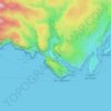Dalle du Chat topographic map, elevation, terrain