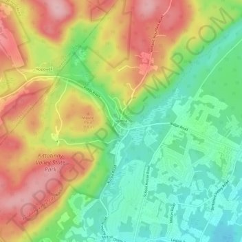 Russia topographic map, elevation, terrain