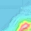 Rocklands Bay topographic map, elevation, terrain