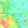 Knottingley topographic map, elevation, terrain