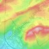 Les Sardons topographic map, elevation, terrain