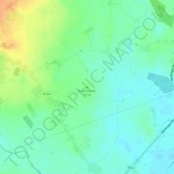Robinstown topographic map, elevation, terrain