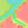 Bears Paw Gulch topographic map, elevation, terrain