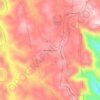 Glendale Springs topographic map, elevation, terrain