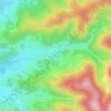 L'Anclos topographic map, elevation, terrain