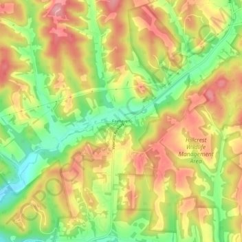 Fairhaven topographic map, elevation, terrain