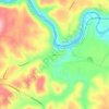 Salina topographic map, elevation, terrain