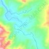 Kinam topographic map, elevation, terrain