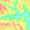 Drakes topographic map, elevation, terrain
