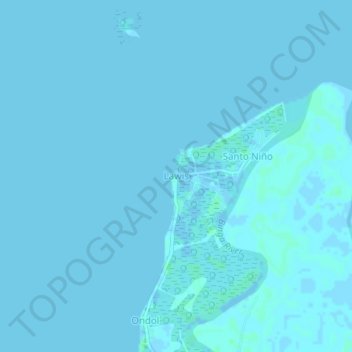 Lawis topographic map, elevation, terrain