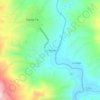 Las Trancas topographic map, elevation, terrain
