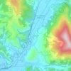 Palombare topographic map, elevation, terrain