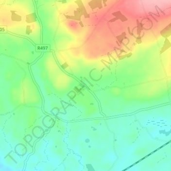 Annacarty topographic map, elevation, terrain