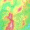 Jonas Ridge topographic map, elevation, terrain