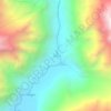 Nile topographic map, elevation, terrain