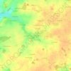 La Guillemière topographic map, elevation, terrain