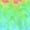 Fontjoyeuse topographic map, elevation, terrain