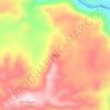 Routa topographic map, elevation, terrain