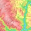 Lespinat topographic map, elevation, terrain