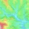 Juré topographic map, elevation, terrain