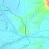 Bio topographic map, elevation, terrain