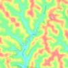 Spraggs topographic map, elevation, terrain